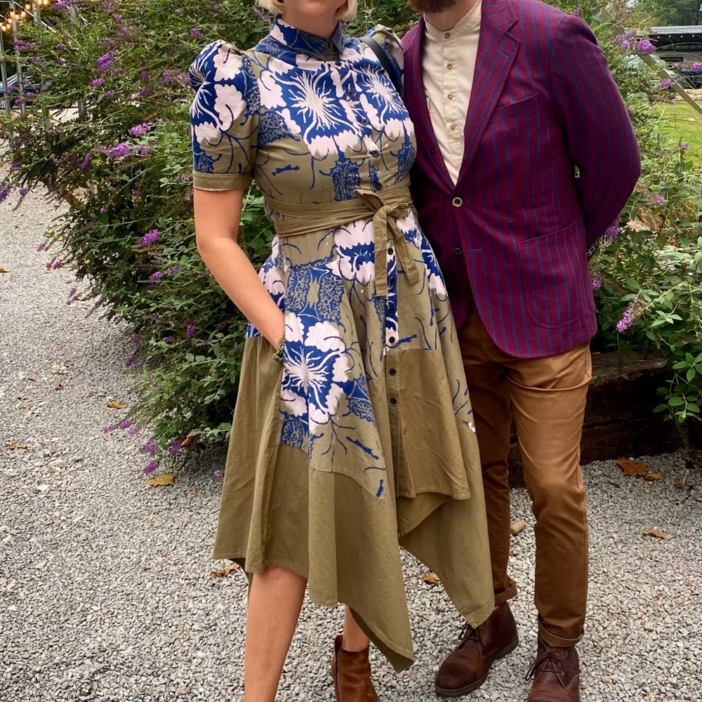 MAKING THE CUT Season 2 Ep 1 Winning Look Gary's Dress army button up military